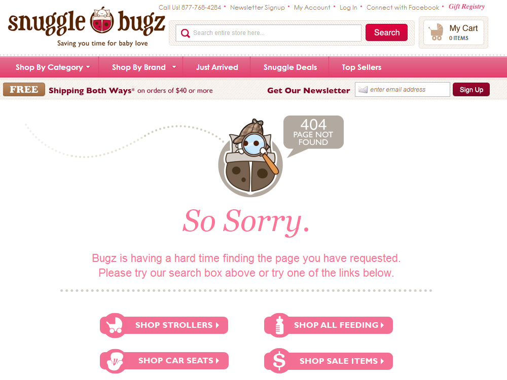 Snuggle Bugz 404